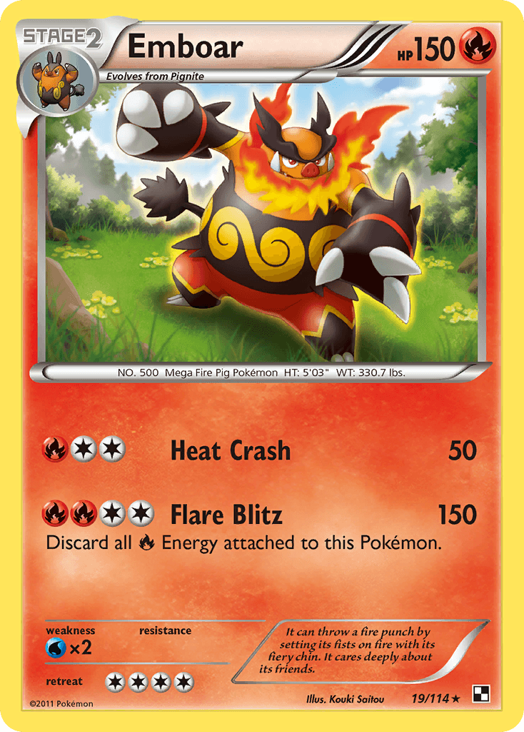 Emboar: Black & White
