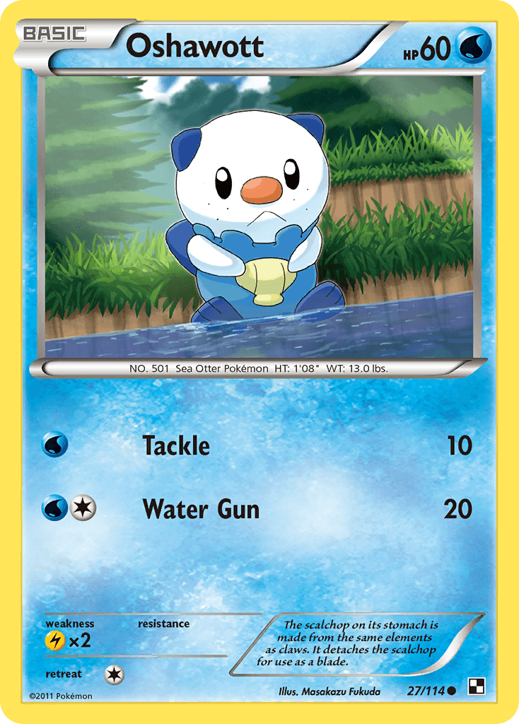 Oshawott: Black & White