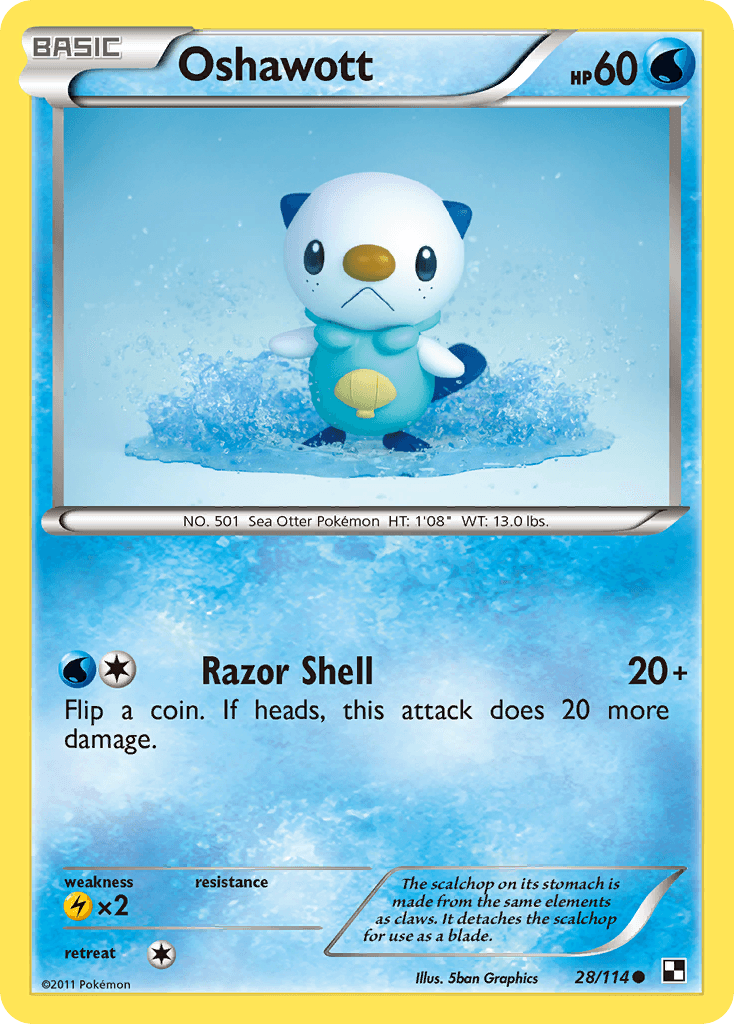 Oshawott: Black & White