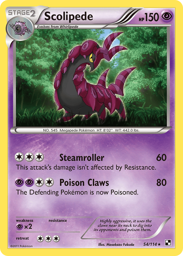 Scolipede: Black & White