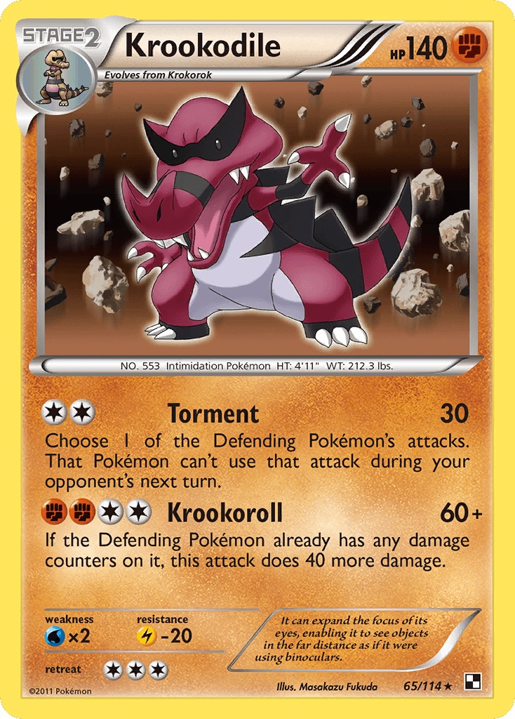Krookodile: Black & White