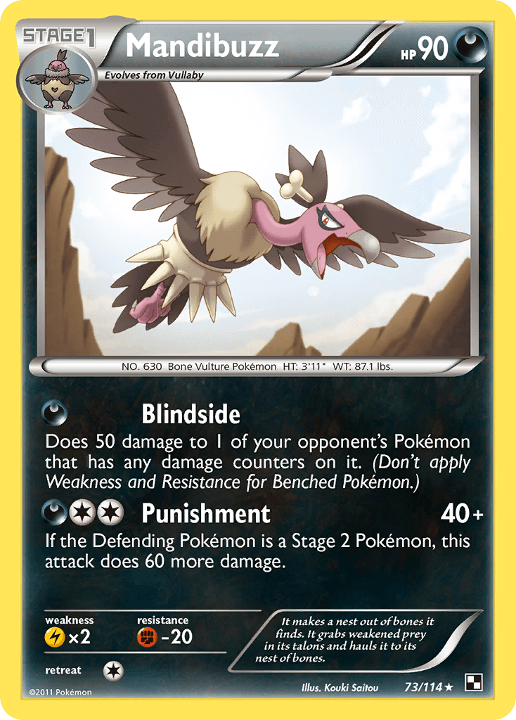Mandibuzz: Black & White