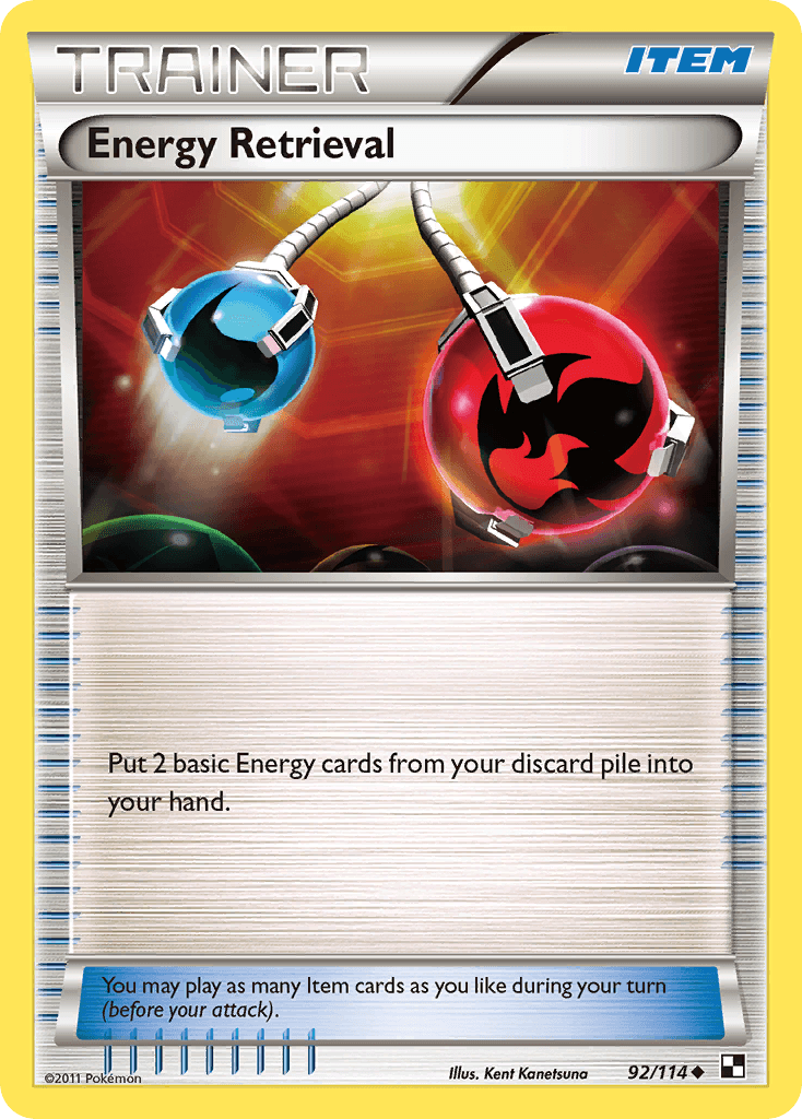 Energy Retrieval: Black & White