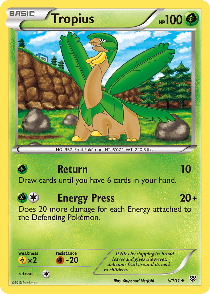 Tropius: Plasma Blast