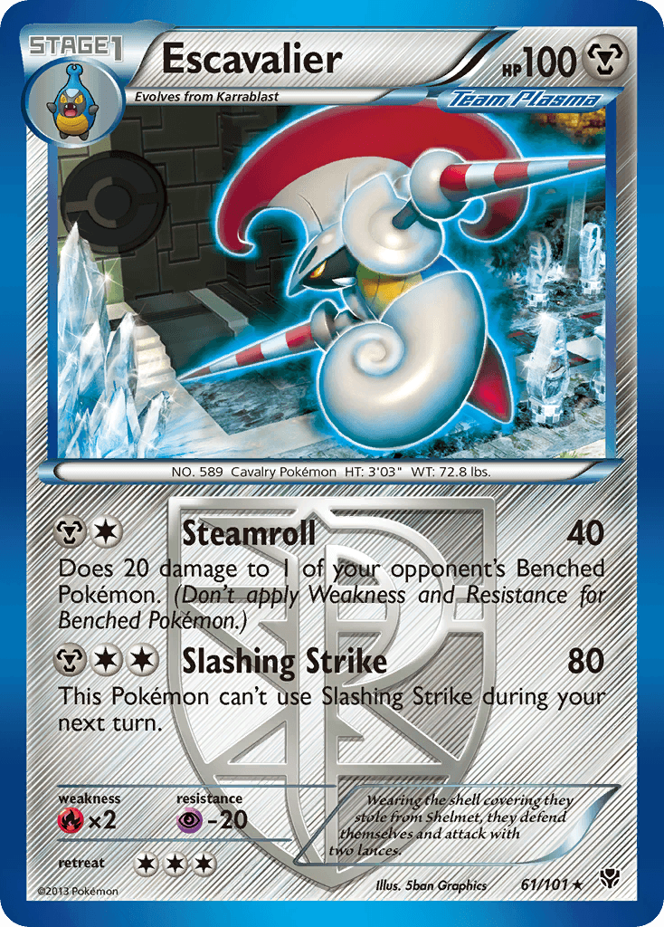 Escavalier: Plasma Blast