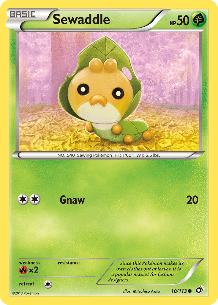Sewaddle: Legendary Treasures