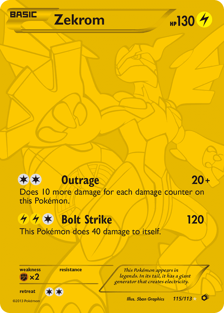 Zekrom: Legendary Treasures