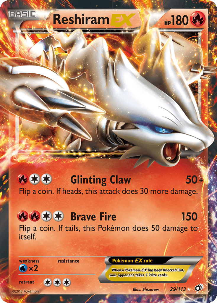 Reshiram-EX: Legendary Treasures
