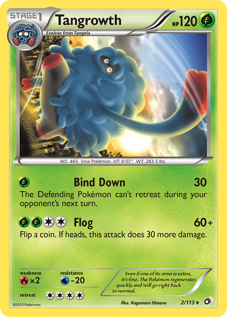 Tangrowth: Legendary Treasures