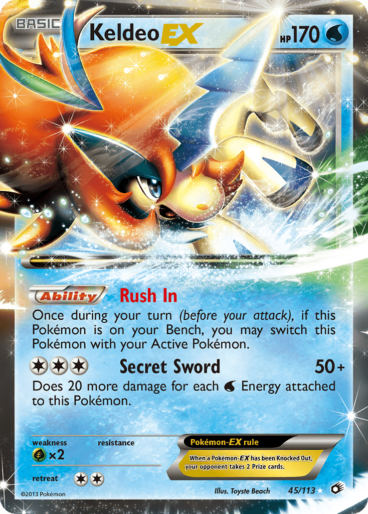 Keldeo-EX: Legendary Treasures