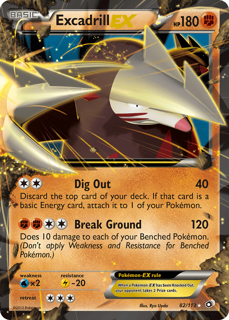 Excadrill-EX: Legendary Treasures