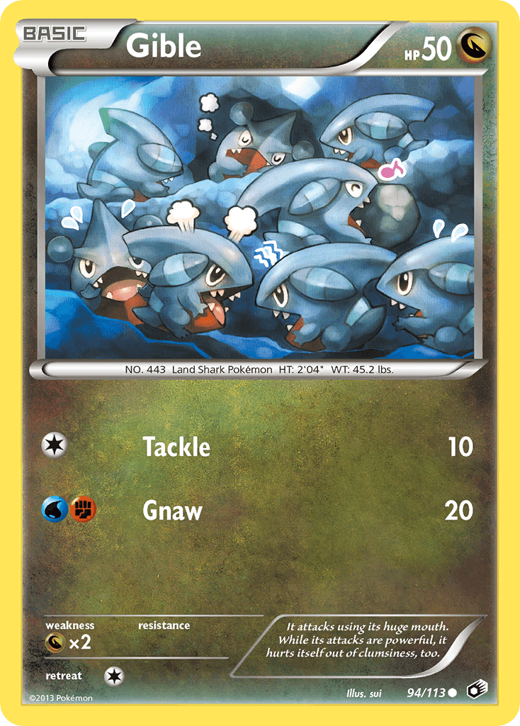 Gible: Legendary Treasures