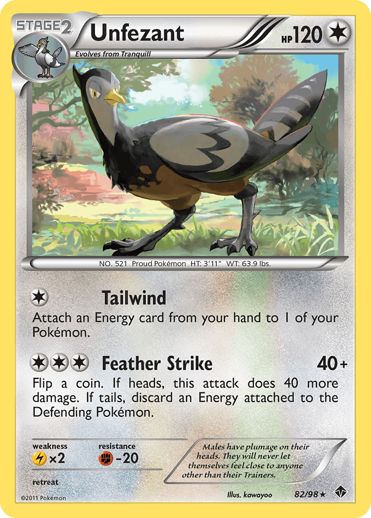 Unfezant: Emerging Powers