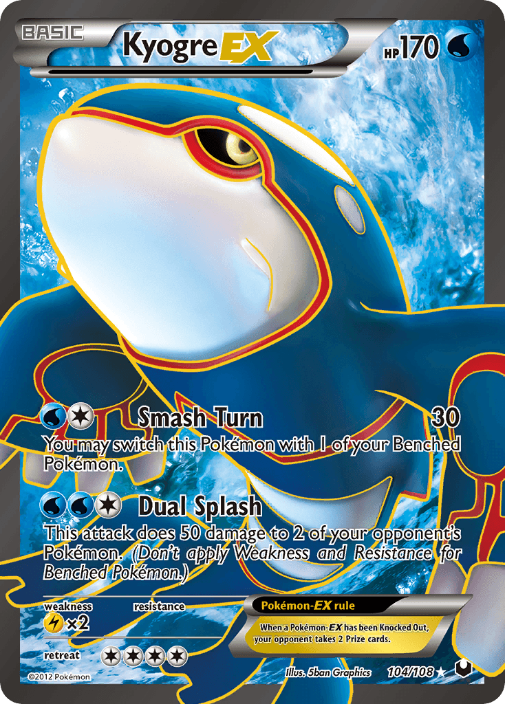 Kyogre-EX: Dark Explorers
