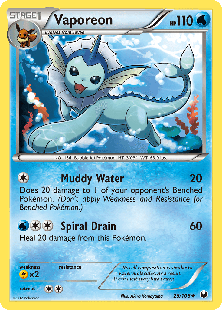Vaporeon: Dark Explorers