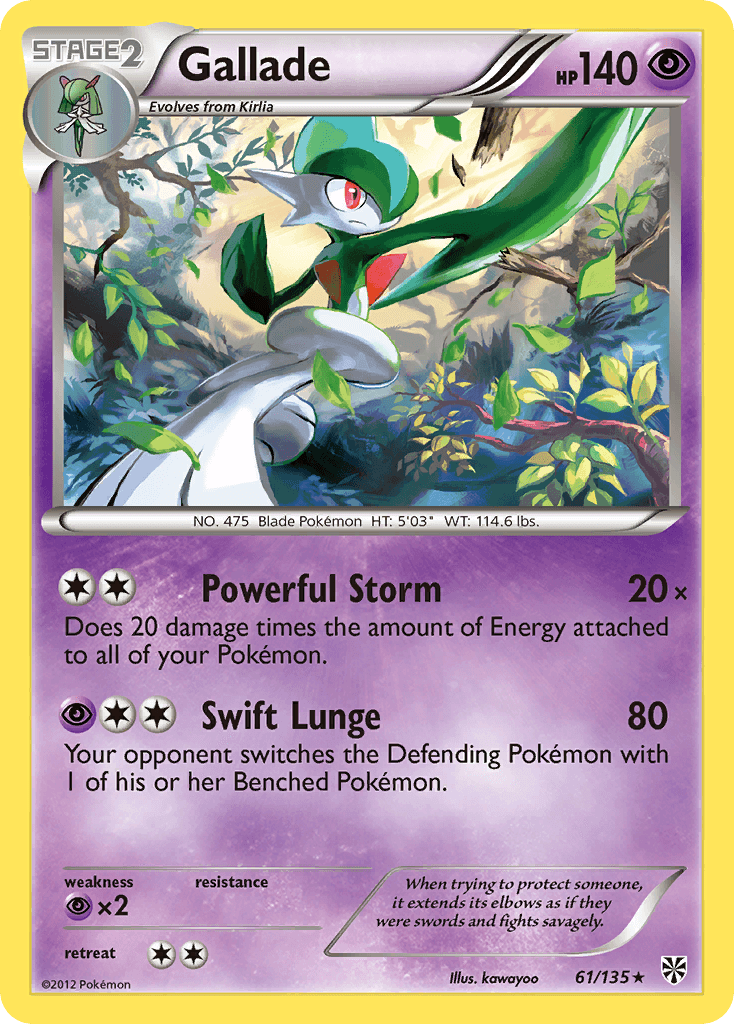 Gallade: Plasma Storm