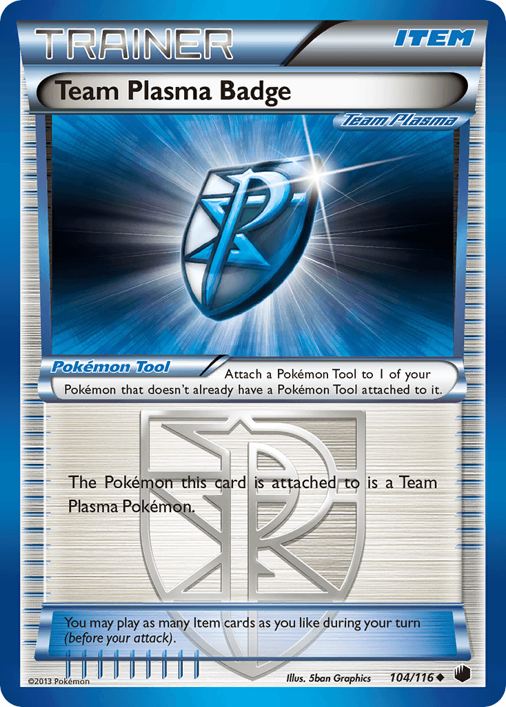 Team Plasma Badge: Plasma Freeze