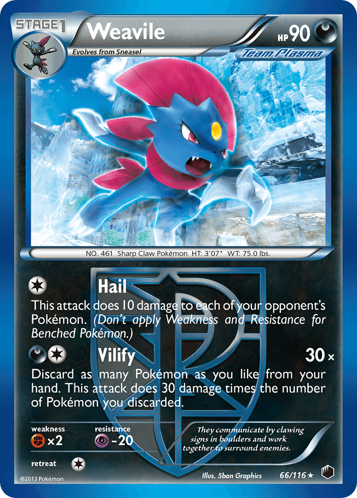 Weavile: Plasma Freeze