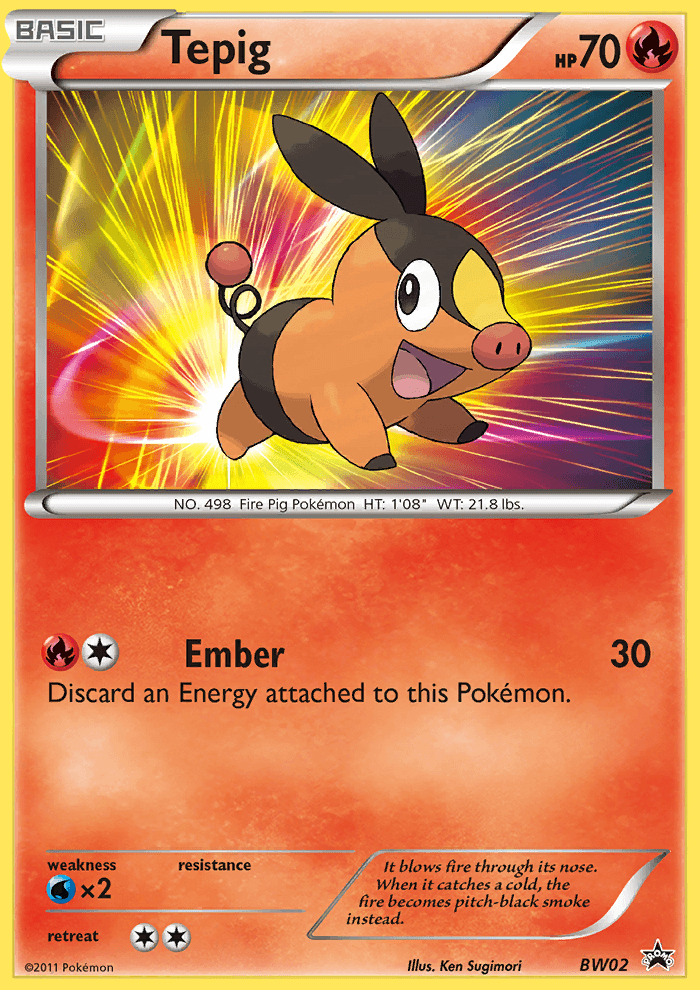 Tepig: BW Black Star Promos