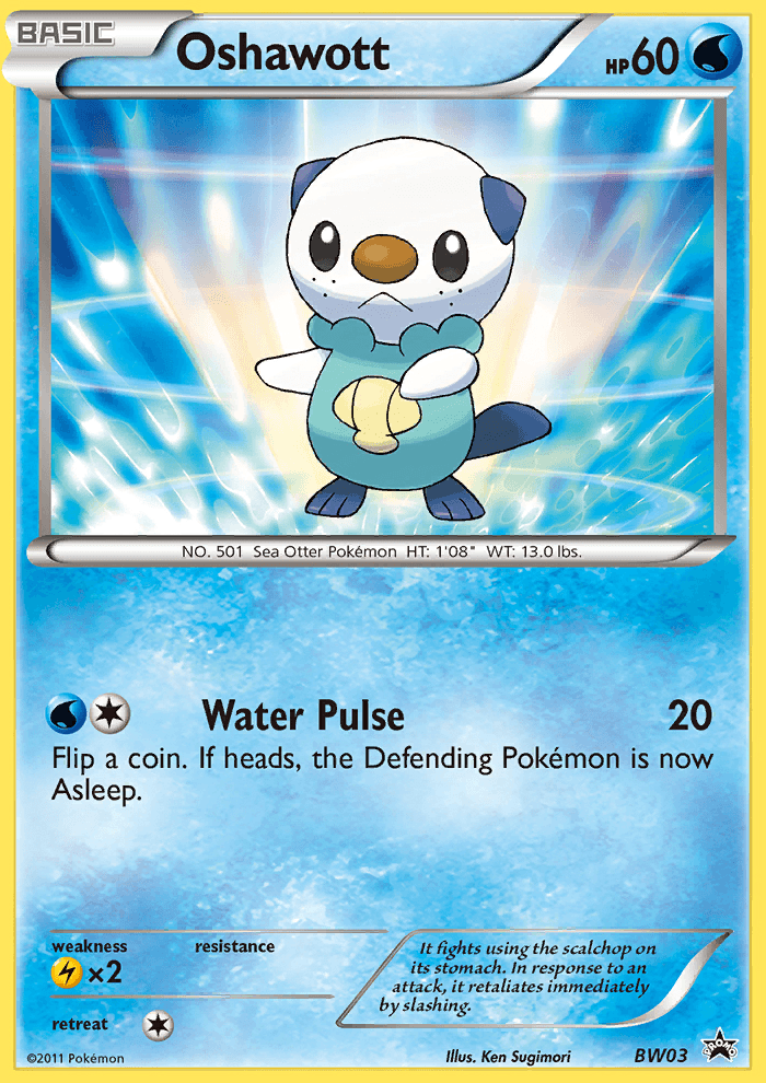 Oshawott: BW Black Star Promos