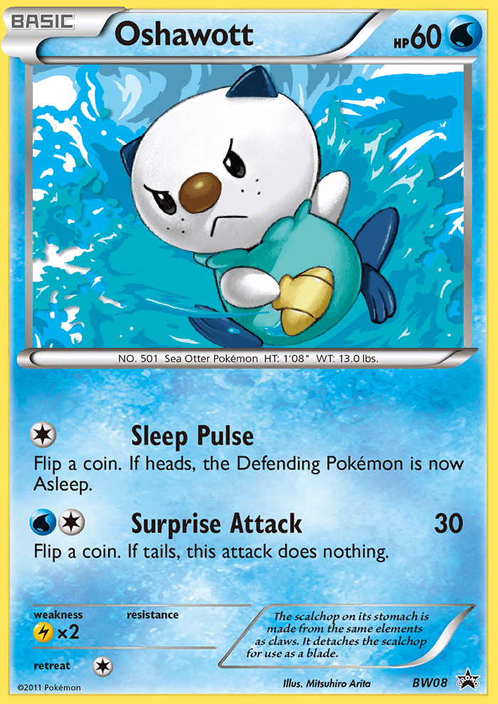 Oshawott: BW Black Star Promos