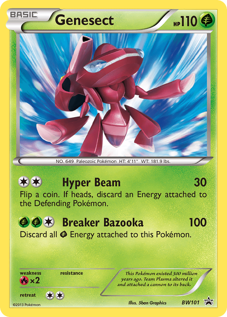 Genesect: BW Black Star Promos