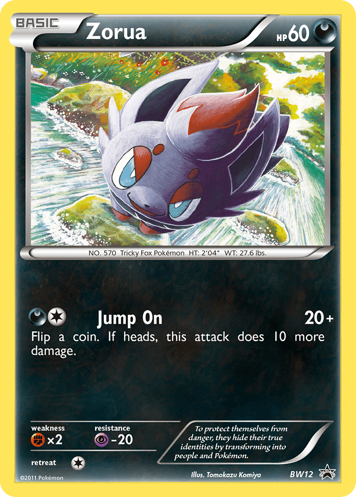 Zorua: BW Black Star Promos