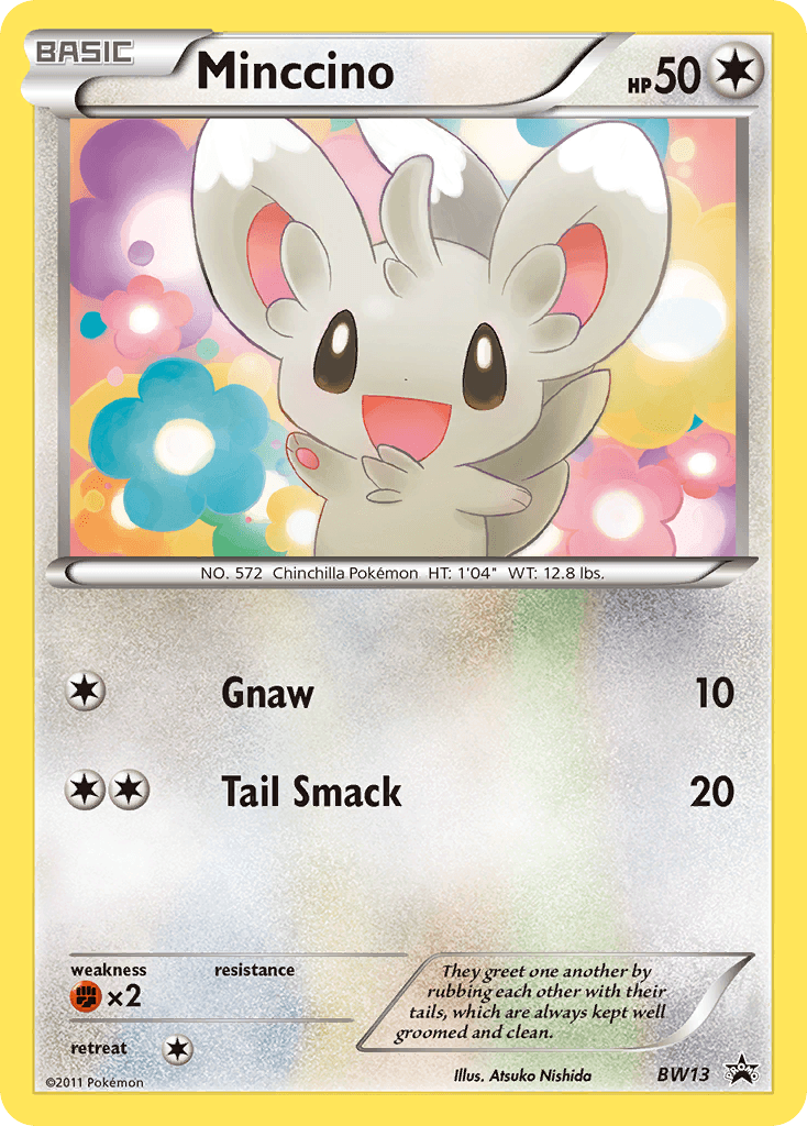 Minccino: BW Black Star Promos