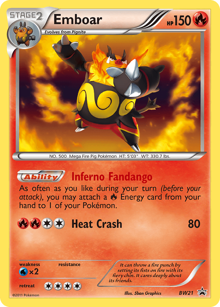 Emboar: BW Black Star Promos