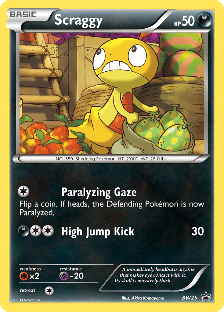 Scraggy: BW Black Star Promos