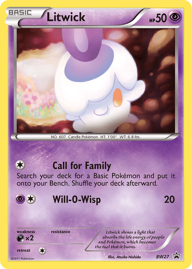Litwick: BW Black Star Promos