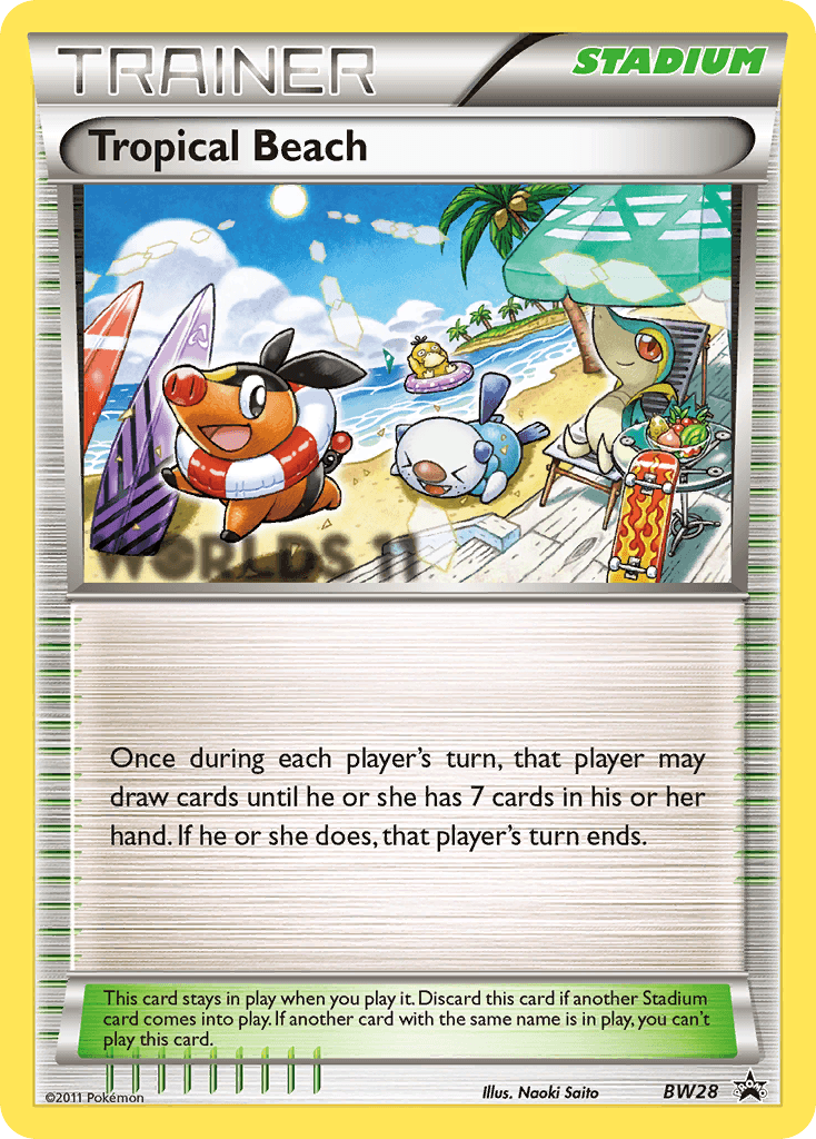 Tropical Beach: BW Black Star Promos