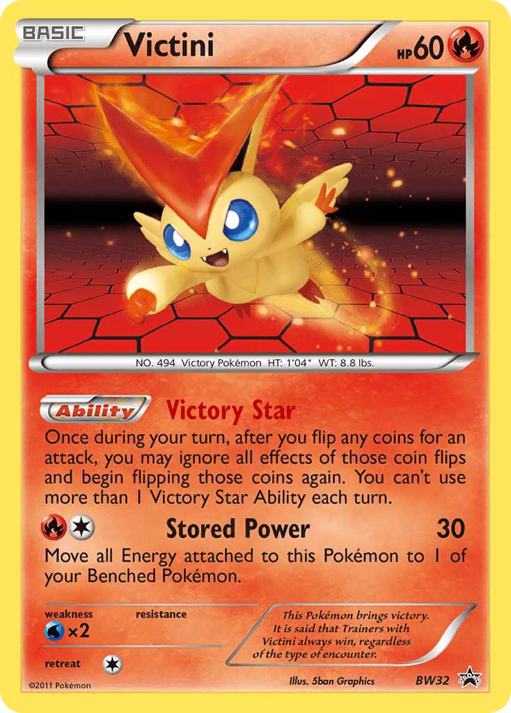 Victini: BW Black Star Promos