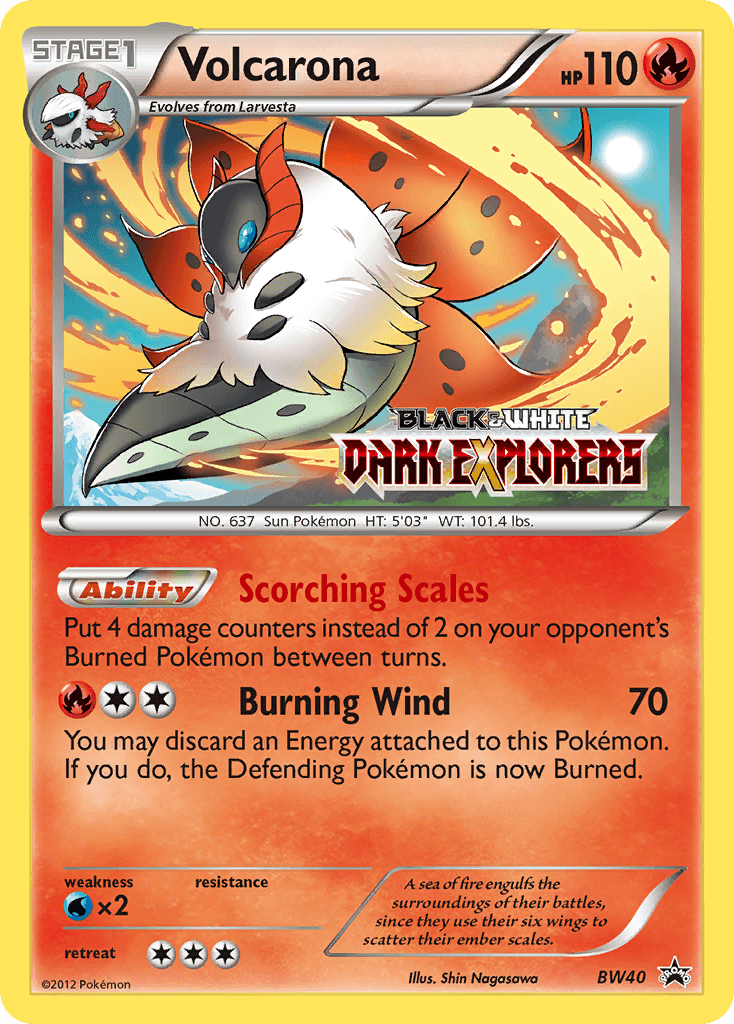 Volcarona: BW Black Star Promos