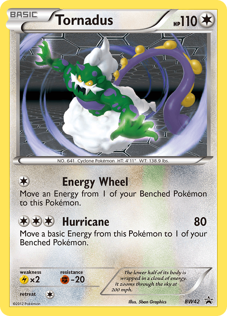 Tornadus: BW Black Star Promos