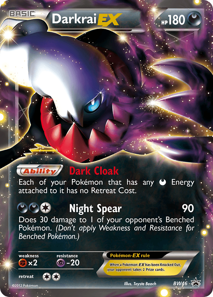 Darkrai-EX: BW Black Star Promos