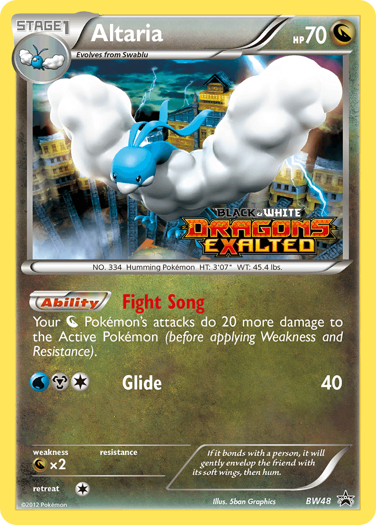 Altaria: BW Black Star Promos