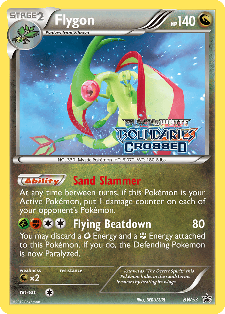 Flygon: BW Black Star Promos