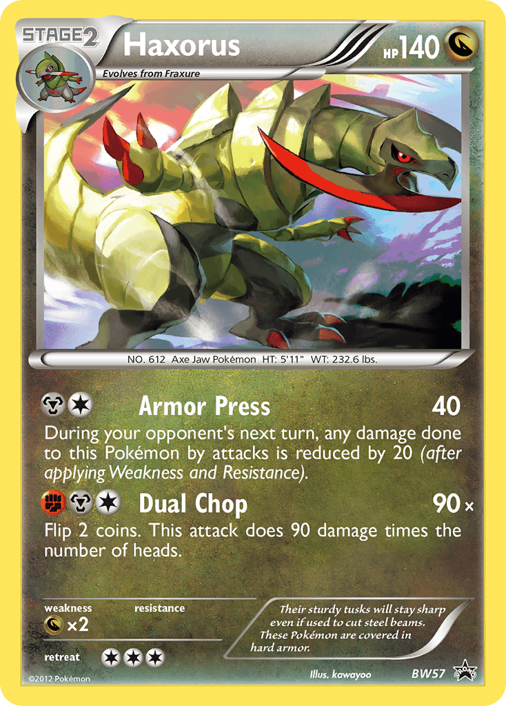 Haxorus: BW Black Star Promos