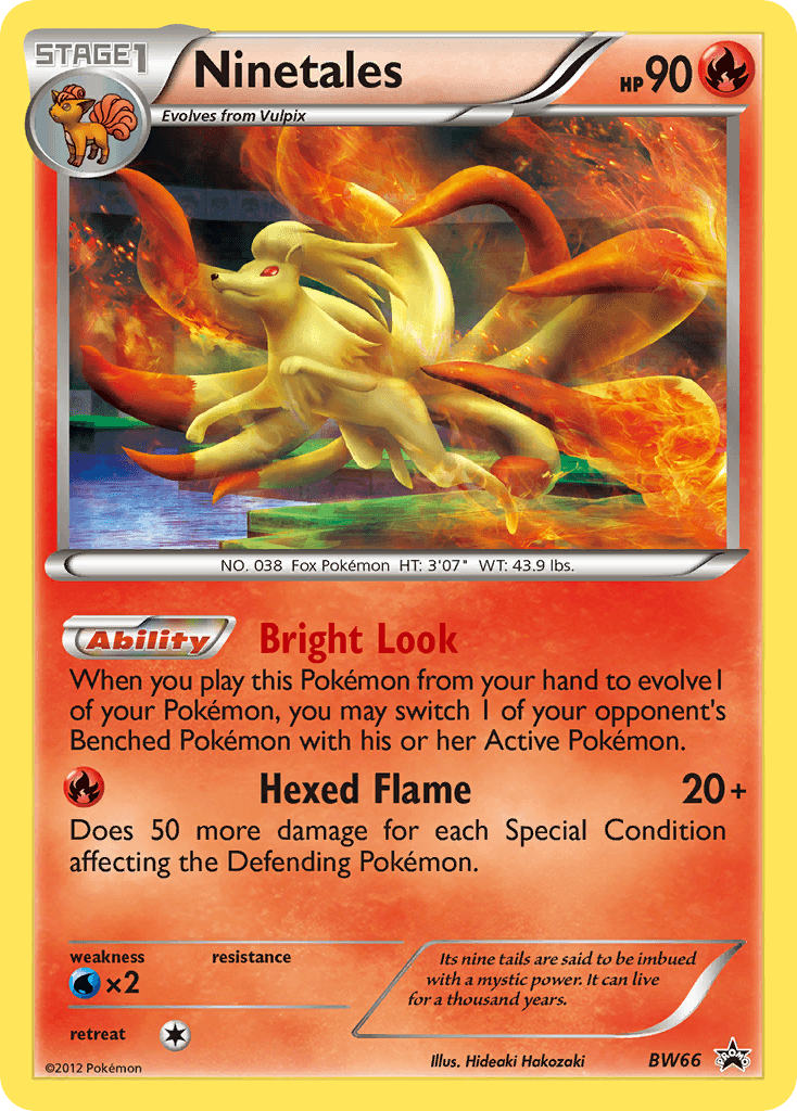 Ninetales: BW Black Star Promos