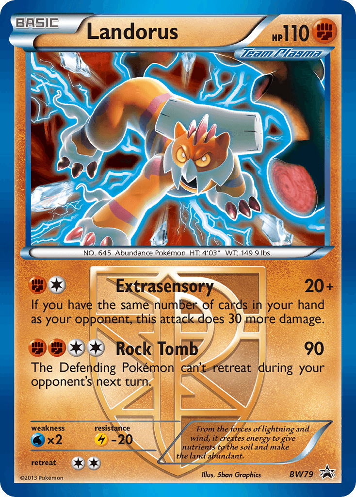 Landorus: BW Black Star Promos