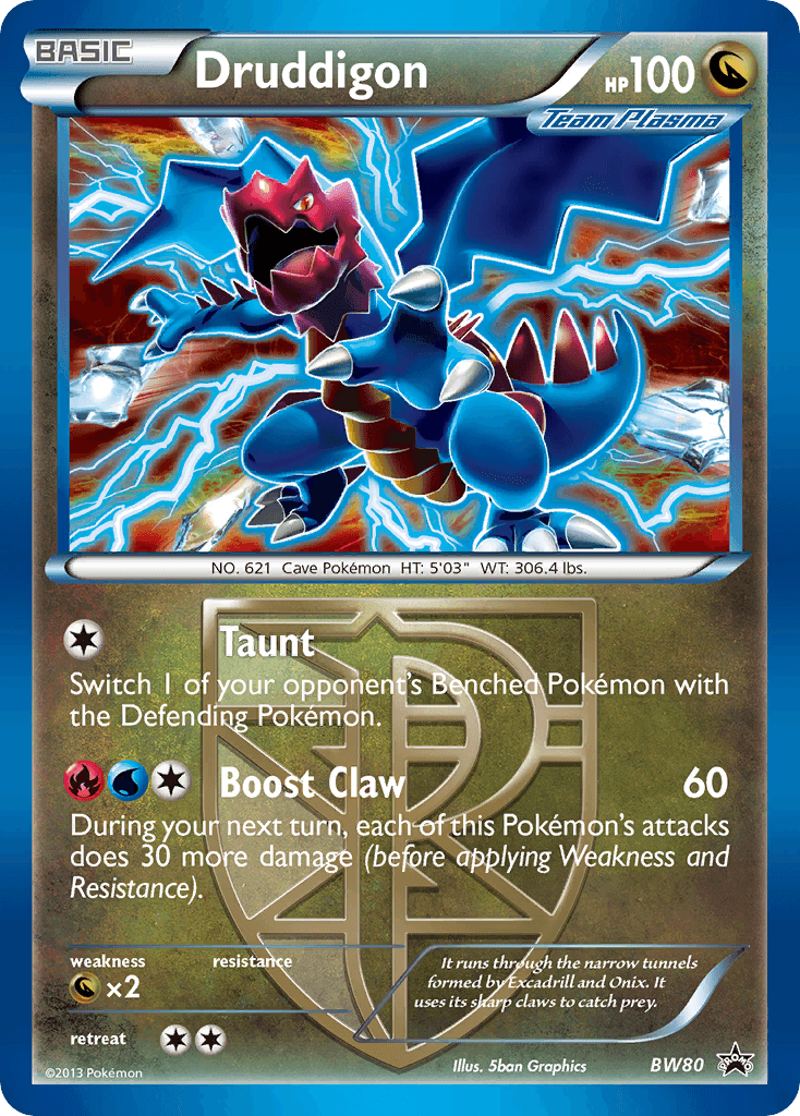 Druddigon: BW Black Star Promos
