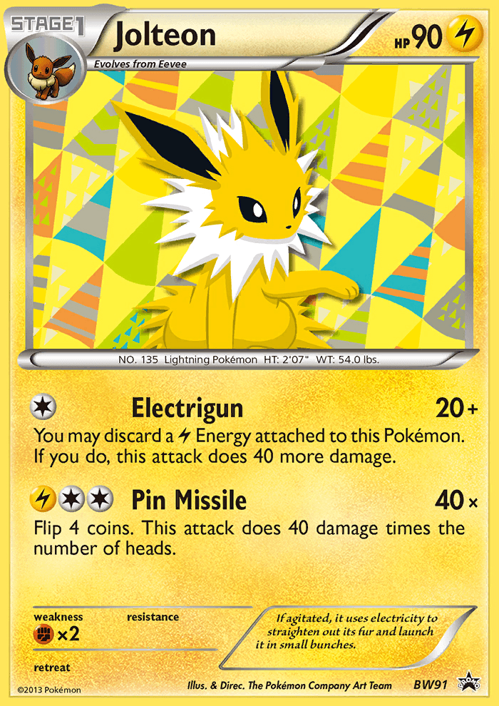 Jolteon: BW Black Star Promos