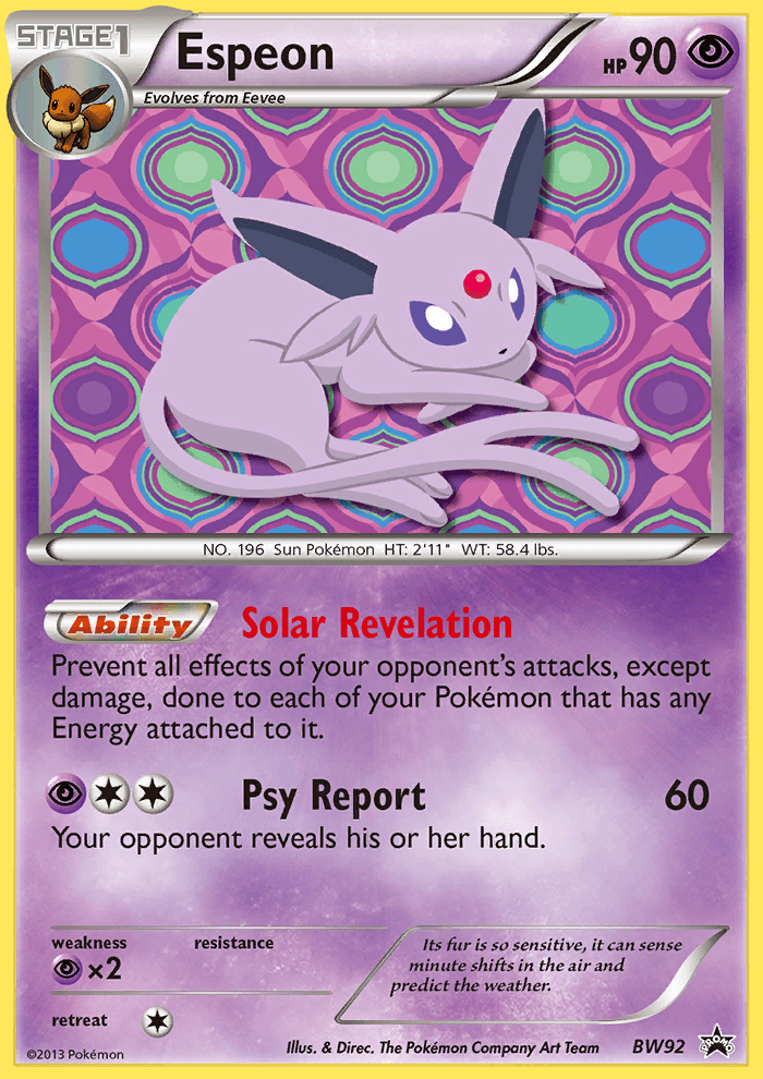 Espeon: BW Black Star Promos