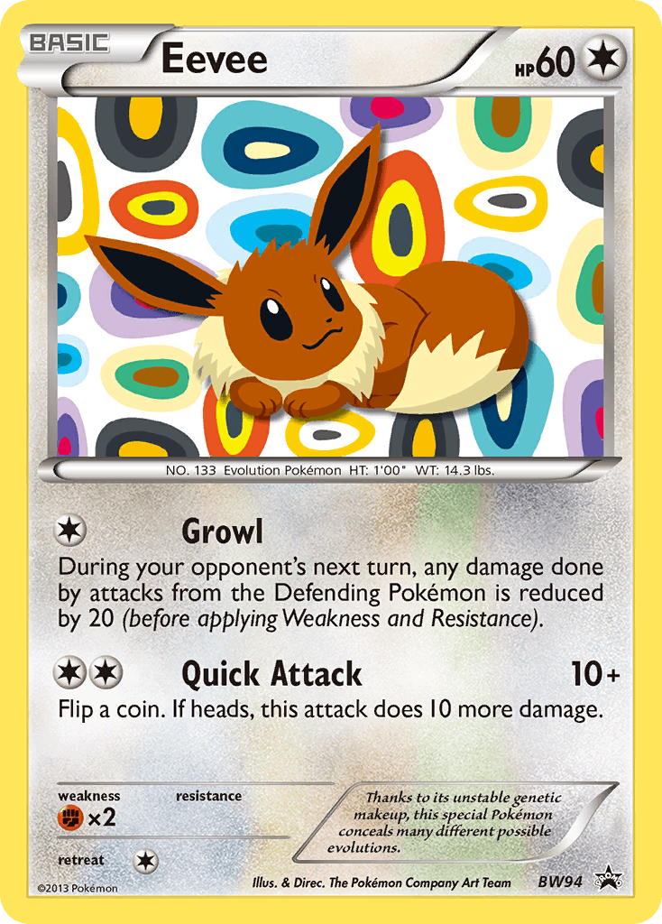 Eevee: BW Black Star Promos
