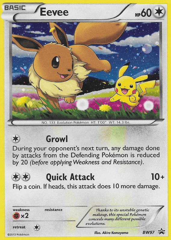 Eevee: BW Black Star Promos