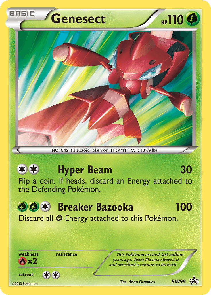 Genesect: BW Black Star Promos