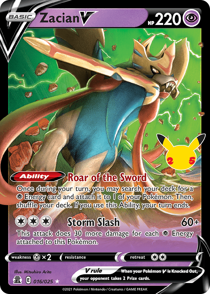 Zacian V: Celebrations