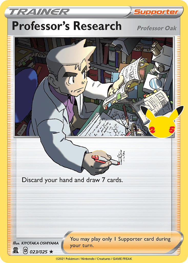 Professor's Research (Professor Oak): Celebrations