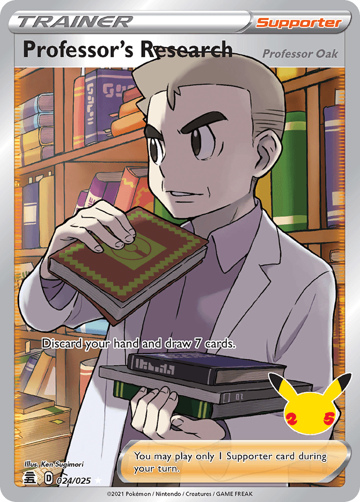 Professor's Research (Professor Oak): Celebrations